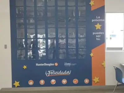 Pared de la fama impresa para reconocimiento interno