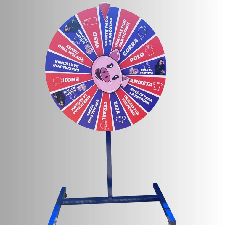 Ruleta promocional para activación de marca