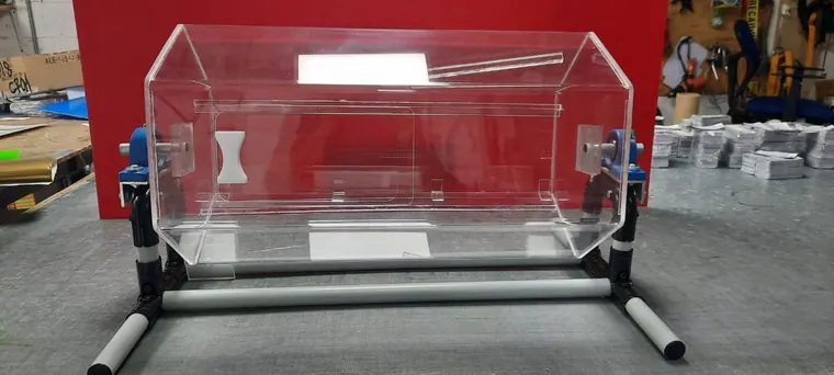 Tómbola de acrílico para sorteo
