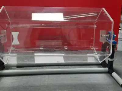 Tómbola de acrílico para sorteo
